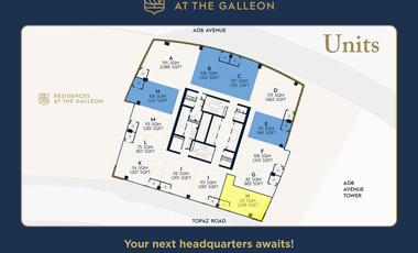 Rent To Own Premium Office Units for Sale in The Galleon, ADB Avenue Ortigas CBD