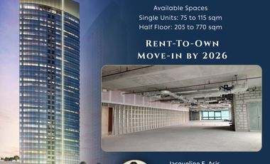 Rent To Own Premium Office Units for Sale in The Galleon, ADB Avenue Ortigas CBD