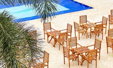 Vendo Apto amoblado En Mar Caribe, Quinto piso, Con ascensor