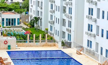 Vendo Apto amoblado En Mar Caribe, Quinto piso, Con ascensor