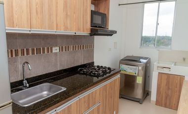 Vendo Apto amoblado En Mar Caribe, Quinto piso, Con ascensor