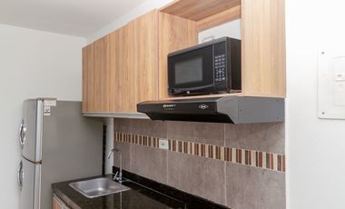 Vendo Apto amoblado En Mar Caribe, Quinto piso, Con ascensor