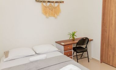 Vendo Apto amoblado En Mar Caribe, Quinto piso, Con ascensor