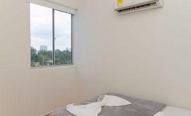 Vendo Apto amoblado En Mar Caribe, Quinto piso, Con ascensor