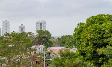 Vendo Apto amoblado En Mar Caribe, Quinto piso, Con ascensor