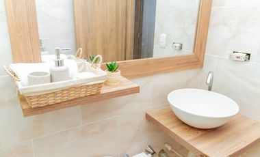 Vendo Apto amoblado En Mar Caribe, Quinto piso, Con ascensor