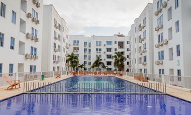 Vendo Apto amoblado En Mar Caribe, Quinto piso, Con ascensor