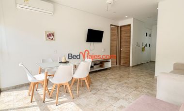 Arriendo por dias Apartasuite con Balcón y Piscina en El Rodadero