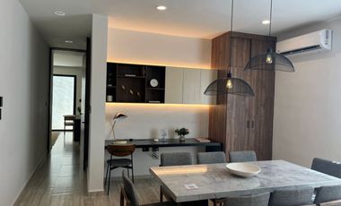 Departamento en venta  en planta baja con terraza en Temozon Norte