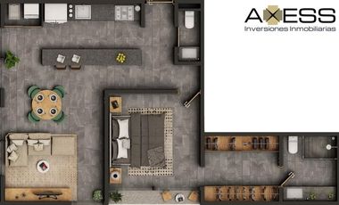 Departamento en venta en Querétaro | 1 recámara, terraza y amenidades de lujo