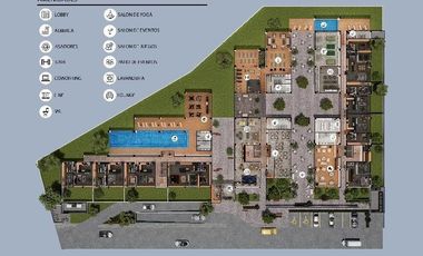 Departamento en venta en Querétaro | 1 recámara, terraza y amenidades de lujo