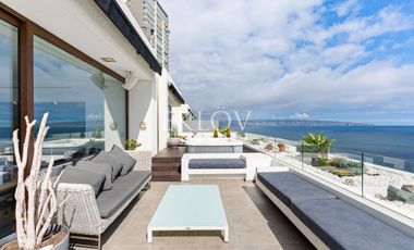 Departamento De Lujo Frente Al Mar En Reñaca Norte