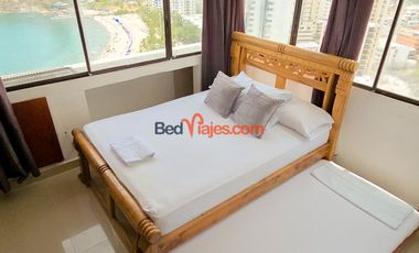 Arriendo por dias Apartamento con Vista al Mar – Frente a la Playa en El Rodadero