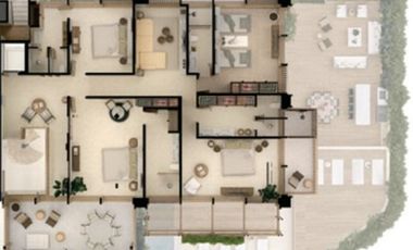 Casa de Lujo en Venta en Playa del Carmen con Campo de Golf Exclusivo ⛳🌴