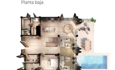 Casa de lujo en venta en Playa del Carmen con Campo de Golf 🏡🌴