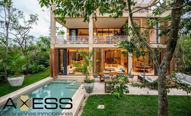 Casa de lujo en venta en Playa del Carmen con Campo de Golf 🏡🌴