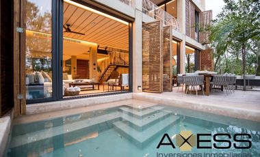 Casa de lujo en venta en Playa del Carmen con Campo de Golf 🏡🌴