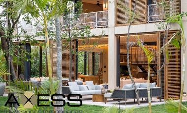 Casa de lujo en venta en Playa del Carmen con Campo de Golf 🏡🌴