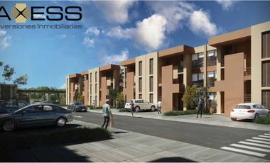 Departamento en venta en Zakia, Querétaro con terraza y amenidades