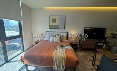 Departamento en renta tipo loft en Av Ingeniros militares Nomad Toreo