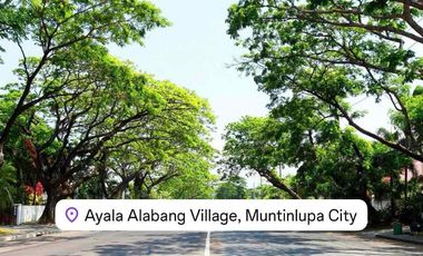 Rare Golfcourse Area Corner Lot For Sale in Ayala Alabang Village