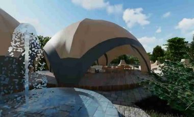 Glamping dengan View Bukit dan Laut, Full Furnished di Nusa Penida, Bali, Bisa Dimanajemenkan Dapat ROI