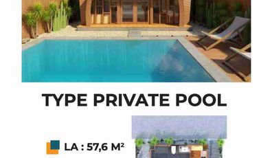 Glamping dengan View Bukit dan Laut, Full Furnished di Nusa Penida, Bali, Bisa Dimanajemenkan Dapat ROI