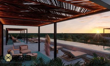 Departamento en Venta en Tulum con Terraza Privada