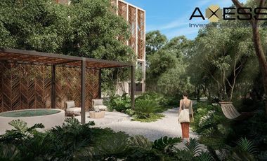 Departamento en Venta en Tulum con Terraza Privada