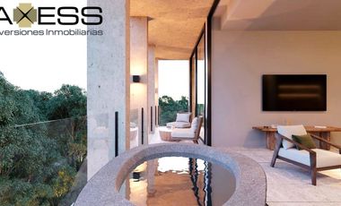 Departamento en Venta en Tulum con Terraza Privada