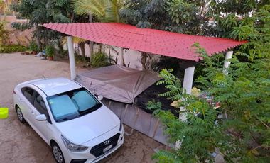 CASA A POCOS METROS DE PLAYA. BARRA DE POTOSÍ, GUERRERO.