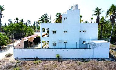 CASA A POCOS METROS DE PLAYA. BARRA DE POTOSÍ, GUERRERO.