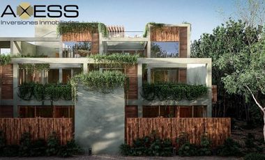 Departamento en venta con terraza y alberca privada en Tulum 🌴🏡