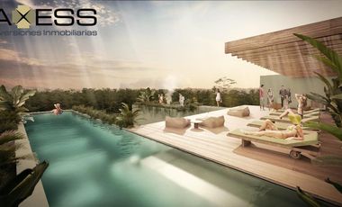 Departamento en venta con terraza y alberca privada en Tulum 🌴🏡