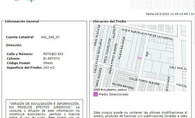 REMATO CASA  EN EL RETOÑO IZTAPALAPA