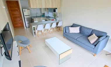 SINCRÓNICA PROPIEDADES ARRIENDA POR AÑO CORRIDO! HERMOSO DEPARTAMENTO EN EXCLUSIVO CONDOMINIO DE ALGARROBO