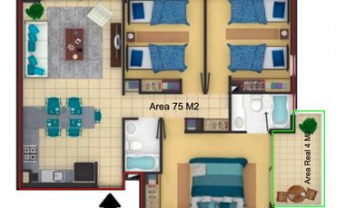 SINCRÓNICA PROPIEDADES ARRIENDA HERMOSO DEPARTAMENTO EN EXCLUSIVO CONDOMINIO DE ALGARROBO