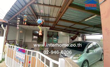 1-storey townhouse, 32.9 sq m., Pruksa Village 7, Lam Luk Ka, Rangsit-Nakhon Nayok Road, Lam Luk Ka Khlong 7 Road, Lam Luk Ka, Pathum Thani