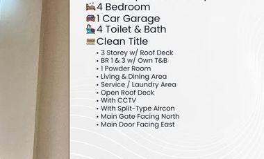 Townhouse For Sale in Bangkal, Makati City