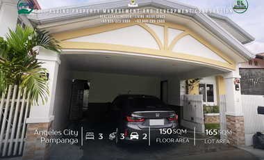 FOR SALE & RENT | 3-Bedroom Semi-Furnished House with Garden & Airconditioned Rooms | Secured Subdivision, Mawing Residences, Pampanga
