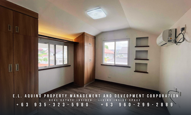 FOR SALE & RENT | 3-Bedroom Semi-Furnished House with Garden & Airconditioned Rooms | Secured Subdivision, Mawing Residences, Pampanga