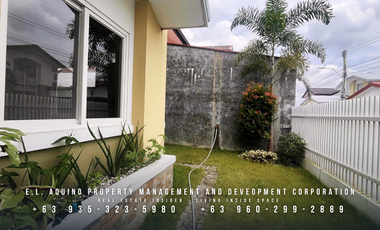 FOR SALE & RENT | 3-Bedroom Semi-Furnished House with Garden & Airconditioned Rooms | Secured Subdivision, Mawing Residences, Pampanga