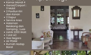 Rumah Semifurnished LT 1000m dekat Stasiun dan Kebun Raya Bogor, Bogor