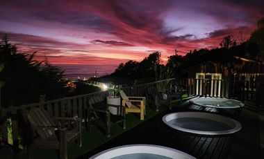 Arriendo Cabañas en el Tabo, Piscina, Tinajas, Masajes, Restaurant