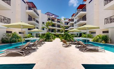 Departamento de 1 Recámara en Costa Caribe Tulum, con Amenidades de Resort