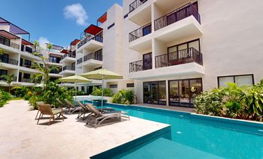 Departamento de 1 Recámara en Costa Caribe Tulum, con Amenidades de Resort
