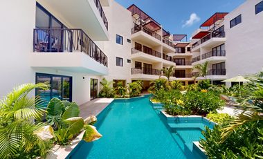 Departamento de 1 Recámara en Costa Caribe Tulum, con Amenidades de Resort