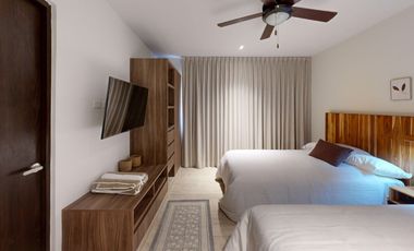 Departamento de 1 Recámara en Costa Caribe Tulum, con Amenidades de Resort