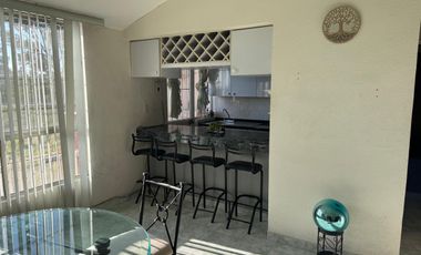 VILLAS DEL PARQUE DEPARTAMENTO AMUEBLADO 65M2 1 RECAMARA AMPLIA CON VESTIDOR VISTA AL PARQUE QUERETARO 2000