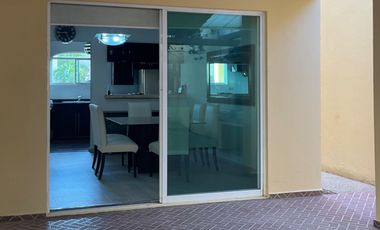 Casa amueblada en renta. Fraccionamiento Puerta Real, Zona Country Villahermosa Tabasco.